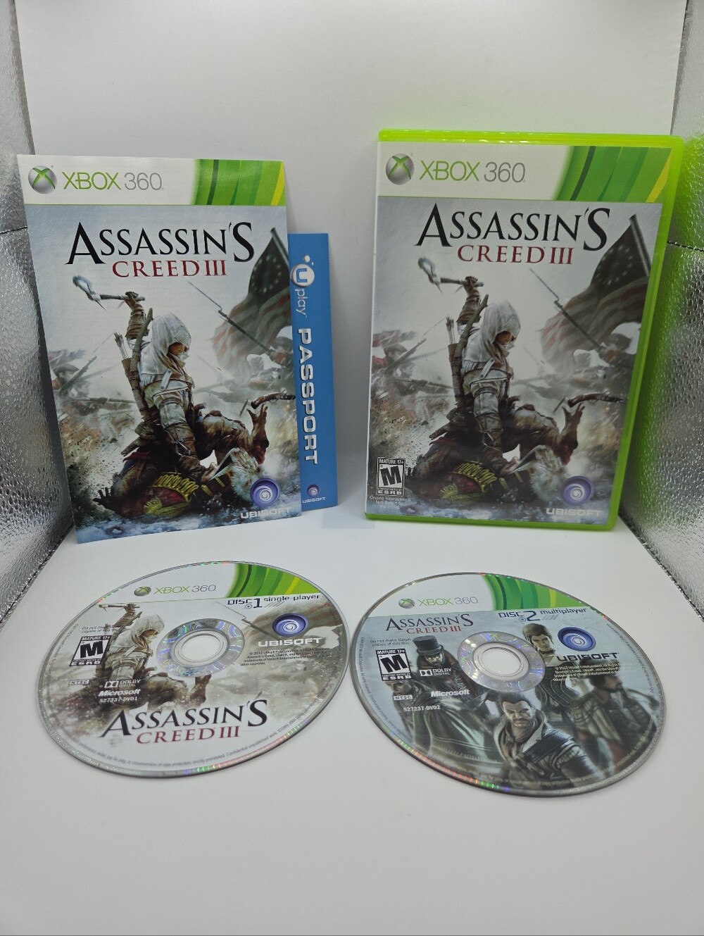 Assassin's Creed 3 (Xbox 360, 2012, Ubisoft) CIB